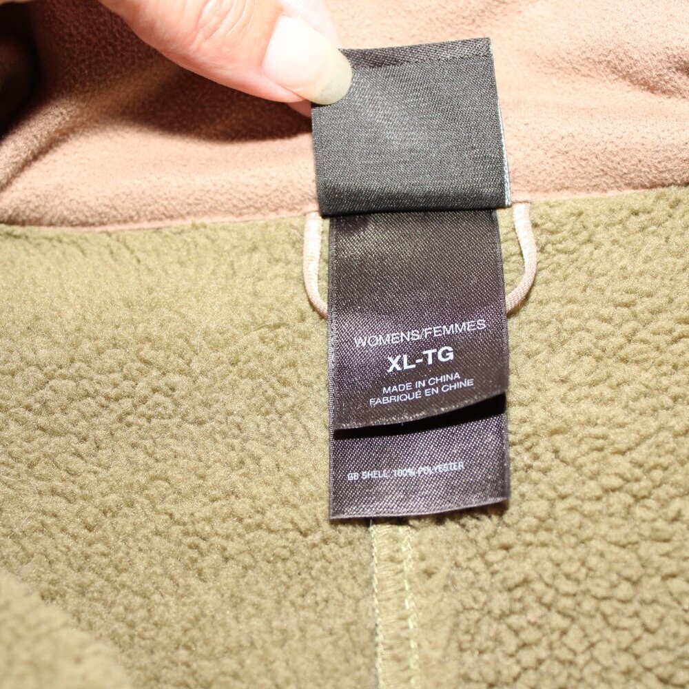 The North Face Womens Softshell Jacket AA5S Green Brown Size XL - Picture 6 of 11